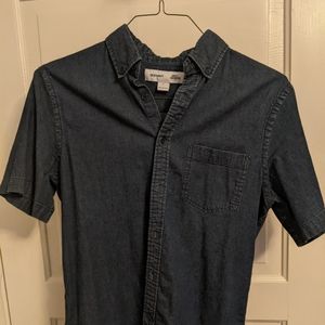 Men's denim button down size small